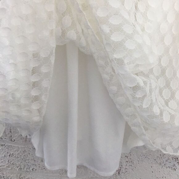 #114 SHANNON FORD white blouse - Picture 6 of 7